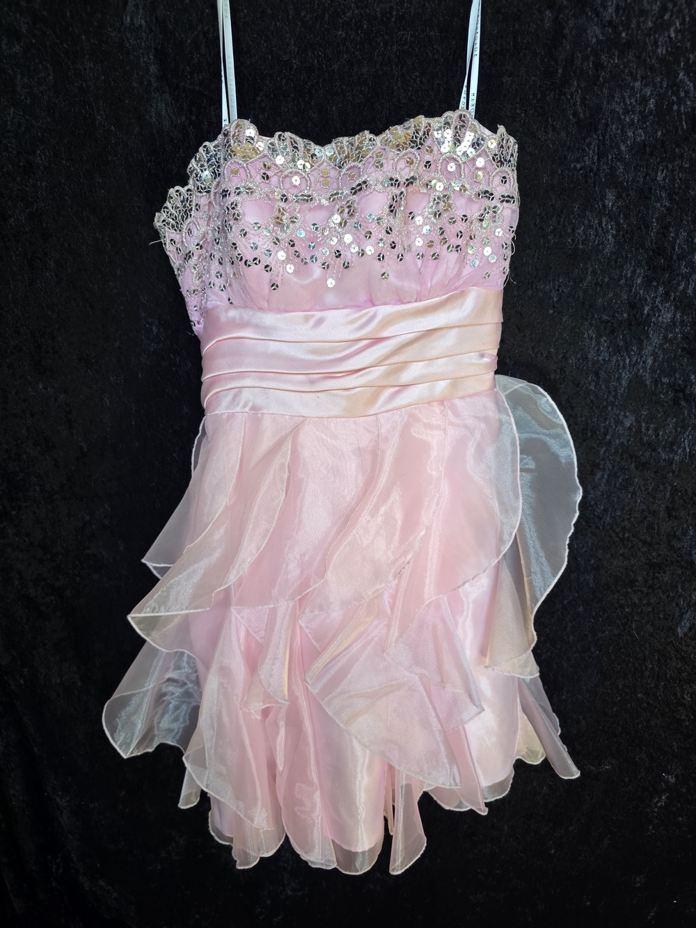 Masquerade Light Pink Embellished Party Dress